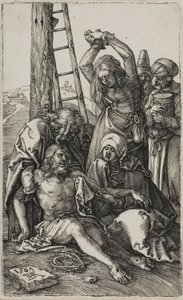 Oyulmuş Tutkudan Mesih'in Ağıtı by Albrecht Dürer