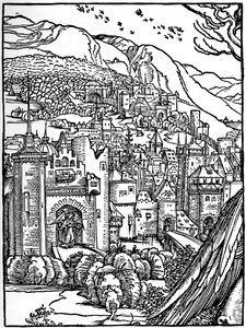 Manzara, 1498, 1936 by Albrecht Dürer