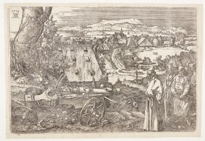 Canon ile manzara by Albrecht Dürer