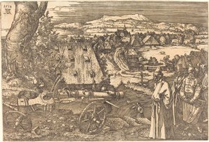 Top ile Manzara by Albrecht Dürer