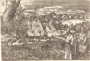 Top ile Manzara by Albrecht Dürer