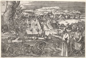 Top ile Manzara by Albrecht Dürer