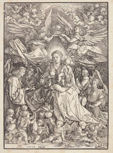 Meleklerin Madonna Kraliçesi by Albrecht Dürer