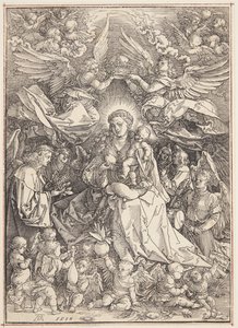 Meleklerin Madonna Kraliçesi by Albrecht Dürer
