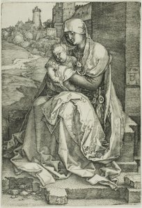 Duvarın Yanındaki Madonna by Albrecht Dürer