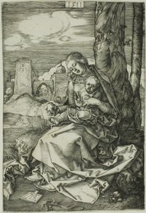 Armut ile Madonna by Albrecht Dürer