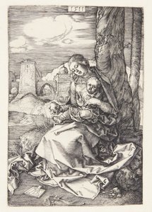 Armut ile Madonna by Albrecht Dürer