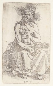 Acıların adamı, siddende by Albrecht Dürer