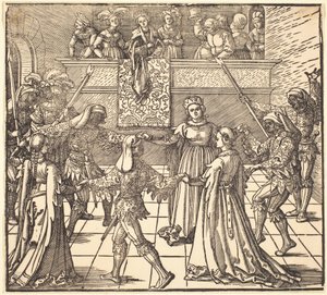 Meşalelerle Maskeli Balo Dansı by Albrecht Dürer