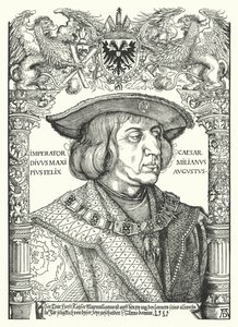 Maximilian I, Holy Roman Emperor  by Albrecht Dürer