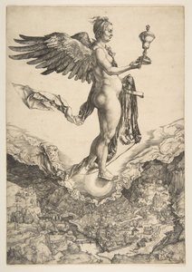 Nemesis The Great Fortune, ca. 1501. by Albrecht Dürer