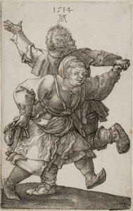Köylü Çift Dans by Albrecht Dürer