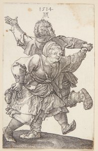 Köylü çift dans by Albrecht Dürer