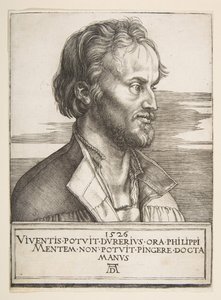 Philip Melanchthon, 1526. by Albrecht Dürer