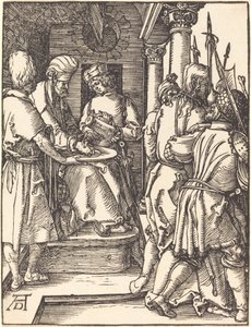Pilatus Ellerini Yıkamak by Albrecht Dürer