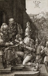 Pilate Washing His Hands from The Passion, 1512  by Albrecht Dürer
