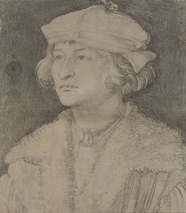 Şapkalı genç bir adamın portresi, 1506 dolayları by Albrecht Dürer