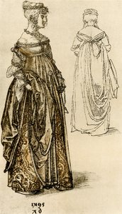 lüks Venedikli bayan by Albrecht Dürer