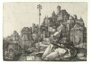 Aziz Anthony okuma. 1519 by Albrecht Dürer