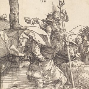 Aziz Christopher, 1511. by Albrecht Dürer