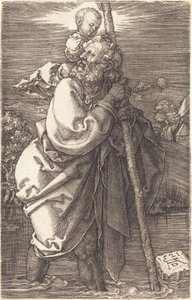 Aziz Christopher Sola Bakıyor by Albrecht Dürer