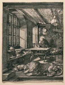 Hücresindeki Aziz Jerome by Albrecht Dürer