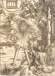 Aziz John Kitabı Yutuyor by Albrecht Dürer