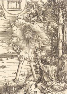 Aziz John Kitabı Yutuyor, 1498. by Albrecht Dürer