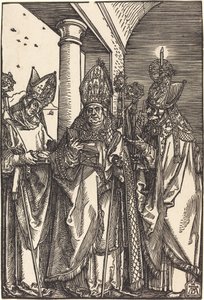 Aziz Nicholas, Ulrich ve Erasmus by Albrecht Dürer