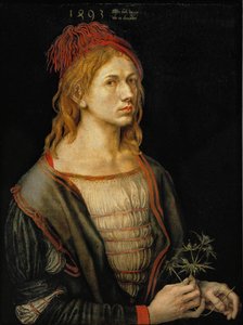 Devedikeni ile kendi portre by Albrecht Dürer