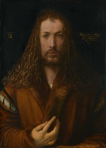 Kürk Etekli Otoportre, 1500. by Albrecht Dürer