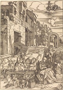 Mısır'da Kutsal Ailenin Sojourns by Albrecht Dürer