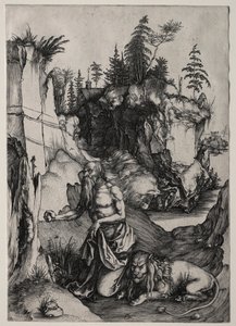 Aziz Jerome Penitence, c. 1497. by Albrecht Dürer