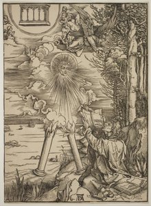 John Kitabı Yutuyor by Albrecht Dürer