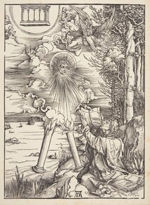 John Kitabı Yutuyor by Albrecht Dürer