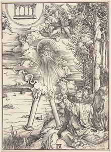John Kitabı Yutuyor by Albrecht Dürer