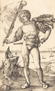 Standart Taşıyıcı, c. 15021503. by Albrecht Dürer