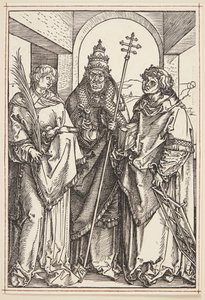 St. Lawrence, Sixtus ve Stephen by Albrecht Dürer
