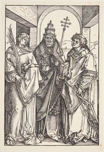 St. Lawrence, Sixtus ve Stephen by Albrecht Dürer