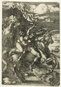 Bir Tekboynuz Üzerinde Proserpin Kaçırılması by Albrecht Dürer