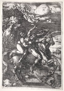 Tek Boynuzlu Atın Kaçırılması by Albrecht Dürer