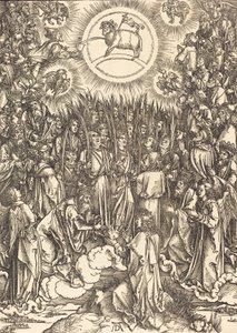 Kuzuya Tapınma, 1498. by Albrecht Dürer