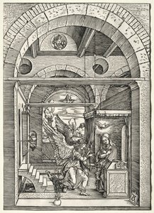 Duyuru, c. 1503-1505. by Albrecht Dürer