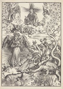 Apokaliptik Kadın by Albrecht Dürer