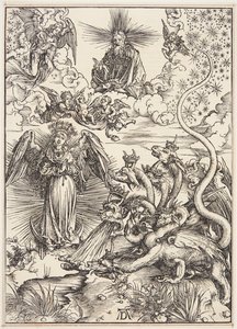 Apokaliptik Kadın by Albrecht Dürer