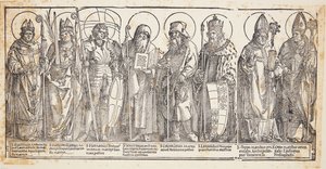 Avusturyalı azizler by Albrecht Dürer