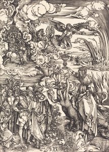 Babil Fahişesi, muhtemelen c. 14961498. by Albrecht Dürer
