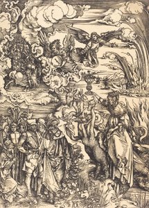 Babil Fahişesi, muhtemelen c. 14961498. by Albrecht Dürer