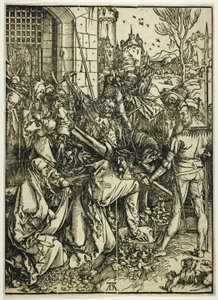Büyük Tutkudan Haç Taşı by Albrecht Dürer