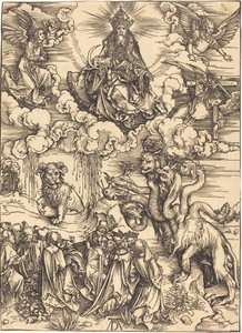Kuzu Gibi İki Boynuzlu Canavar by Albrecht Dürer